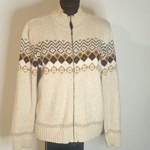Liz Claiborne vintage front zipper sweater. (BMW)
